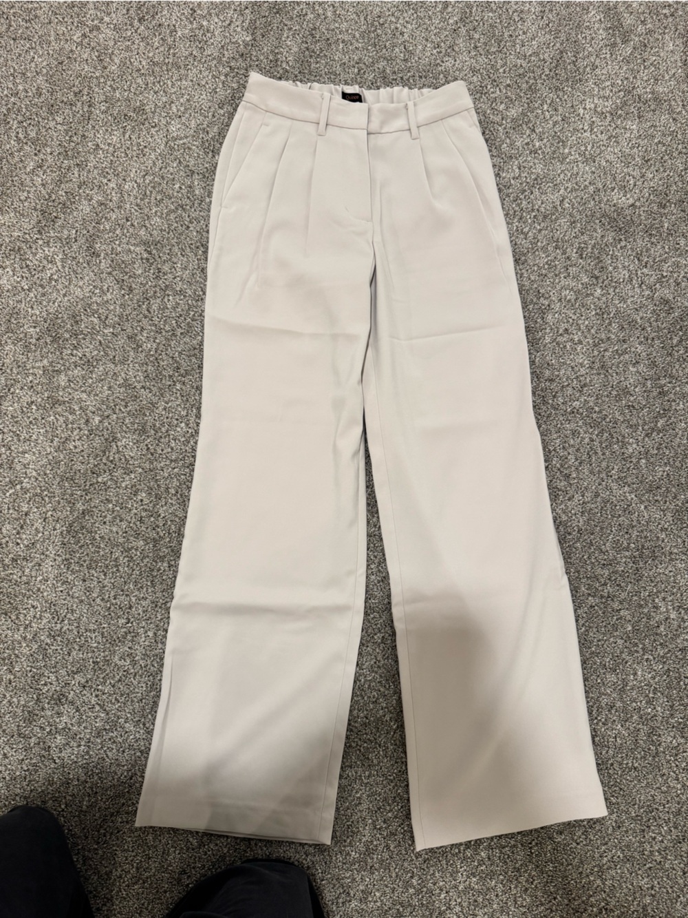 Quince Cream-White Wide-Leg Sweatpants